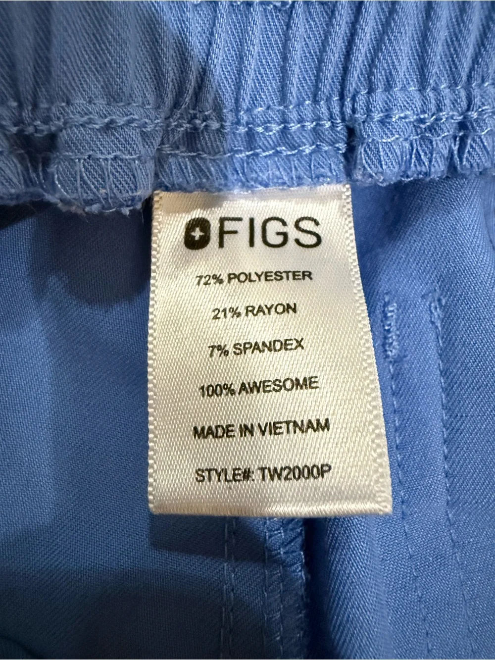 Figs Ceil Blue Yola pants XSP - Picture 4 of 5